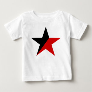 Black and Red Star Anarcho-Syndicalism Anarchism Baby T-Shirt