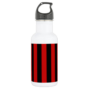 Black and Red Stripe 532 Ml Water Bottle
