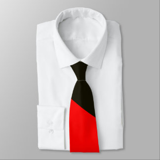 Black and Red  Tie