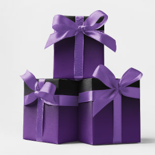Black and Royal Purple Ombre Wrapping Paper