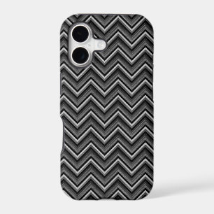Black and Silver Chevron