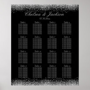 Black and Silver Grey - 16 Seating Chart