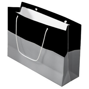 Black and Silver Large Gift Bag