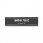 Black And Silver Professional Elegant Template