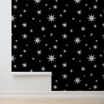 Black and Silver Wallpaper - Star Wallpaper - Mood