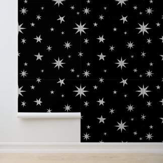 Black and Silver Wallpaper - Star Wallpaper - Mood