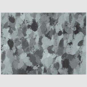 Black and Smokey Pastel Blue 3216 Tissue Paper