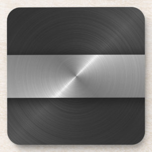 Black And Steel Coaster