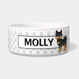 Black And Tan Cartoon Shiba Inu