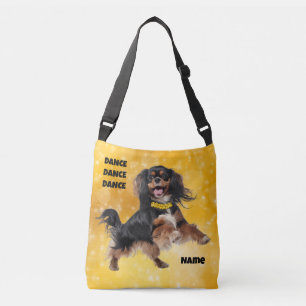 Black and Tan Cavalier Freestyle Customisable Crossbody Bag