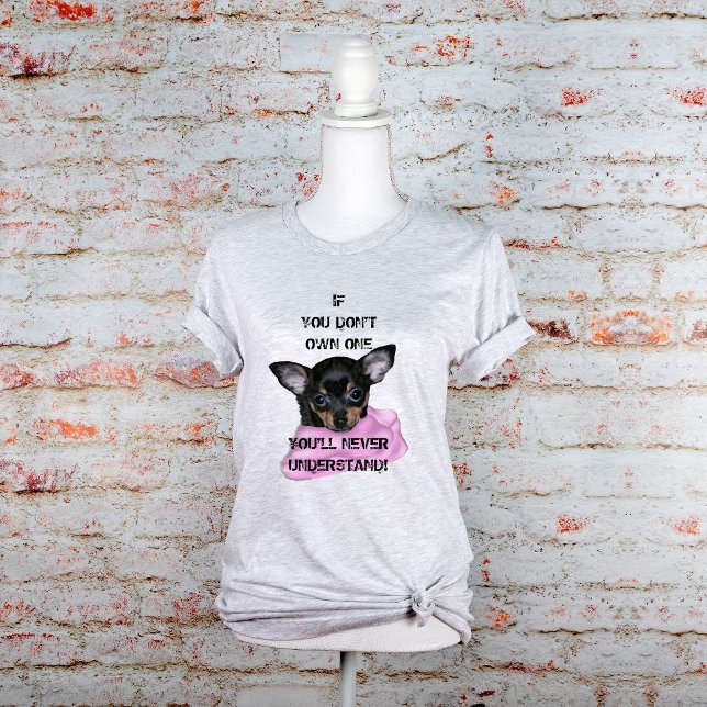 Black and Tan Chihuahua Puppy T-Shirt (Creator Uploaded)