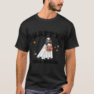 Black And Tan Cocker Spaniel Boo Dog Costume Happy T-Shirt
