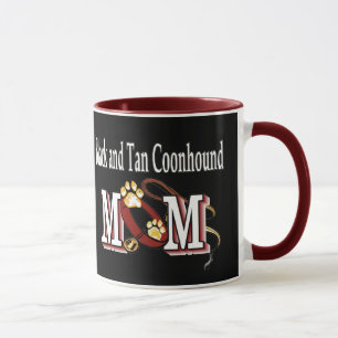 Black and Tan Coonhound Dog MOM Mug