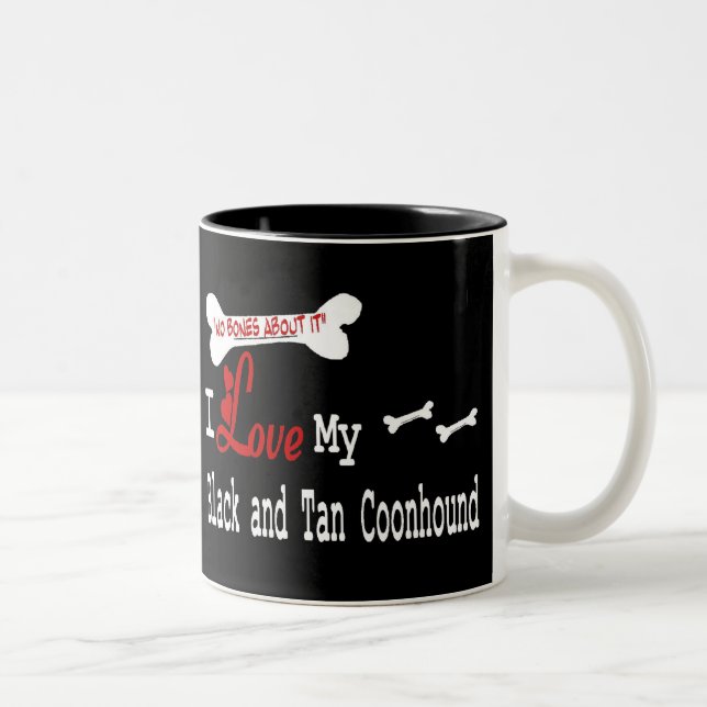 Black And Tan Coonhound (I Love) Mug (Right)