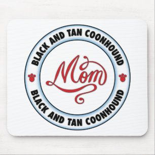 BLACK AND TAN COONHOUND mum Mouse Mat