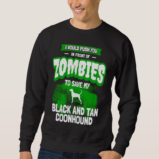 Black and Tan Coonhound Sweatshirt (Front)
