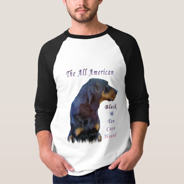 Black and Tan Coonhound T-Shirt (Front)