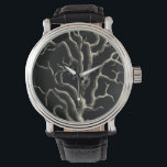 Black and Tan Coral Watch<br><div class="desc">Go underwater to explore the sea with all these different sea creatures and see all the tan coral. This vintage piece of art is a perfect addition to any sea exploring lovers with a black background. Get your art print today on your product.</div>