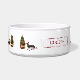 Black and Tan Dachshund Funny Christmas Dog