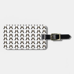Black and Tan Dachshund Hi Five Luggage Tag