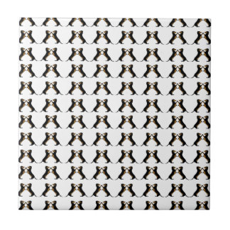 Black and Tan Dachshund Hi Five Tile