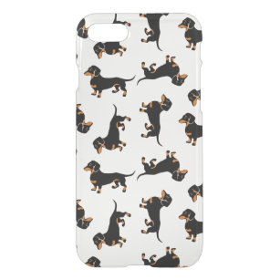 Black and Tan Dachshunds iPhone SE/8/7 Case