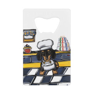 Black and Tan Doxie Chef