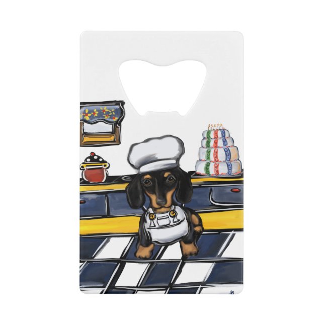 Black and Tan Doxie Chef (Front)