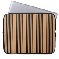 Black and tan five stripe pattern