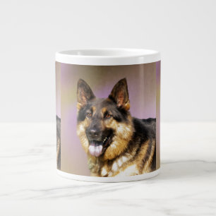 Black and Tan GSD Large Coffee Mug