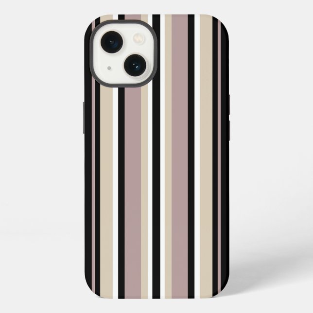 Black and Tan  iPhone Case (Back)