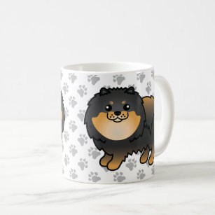 Black Pomeranian Coffee Travel Mugs Zazzle Uk