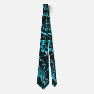Black and Teal Marble, Tie