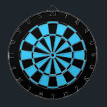 black and turquoise blue dartboard<br><div class="desc"></div>