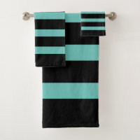 Black and turquoise stripes pattern