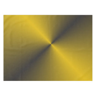 Black and Vibrant Gold Tablecloth