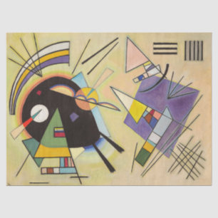 Black and Violet by Wassily Kandinsky Tissue Paper