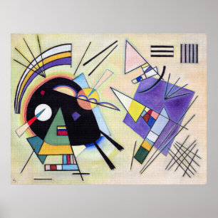 Black and Violet - Kandinsky Poster