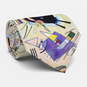 Black and Violet - Kandinsky  Tie