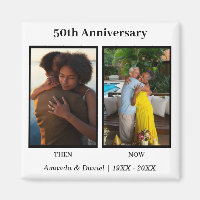 Black and White 2 Photo Collage Anniversary