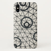 Black and White Abstract Circles