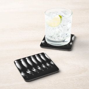 Black and White Abstract Coaster