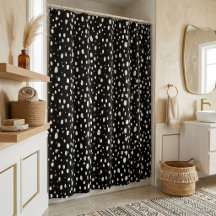 Black and White Abstract Dots