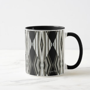Black and White Abstract Mug 1
