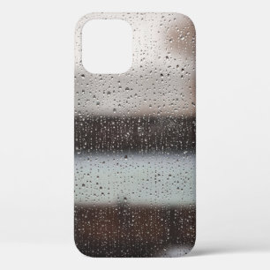 Black and white abstract painting iPhone 12 case