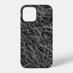 Black and white abstract painting iPhone 12 case