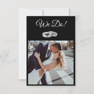 Black and White Affair-Wedding- Invitation