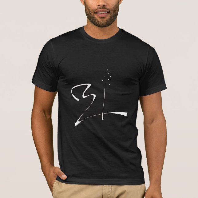 Black and White African Pattern T-Shirt (Front)
