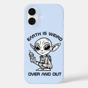 Black and White Alien Phone Case