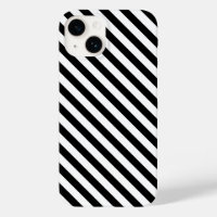 Black And White Angled Stripes